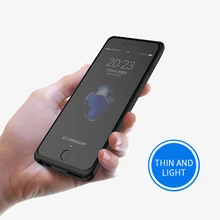Батарея Дело 2500 mah/5000 mah Перезаряжаемые Внешняя батарея, крышка случае Мощность банка для iphone 6/6S/7/8 Батарея Зарядное устройство Чехол