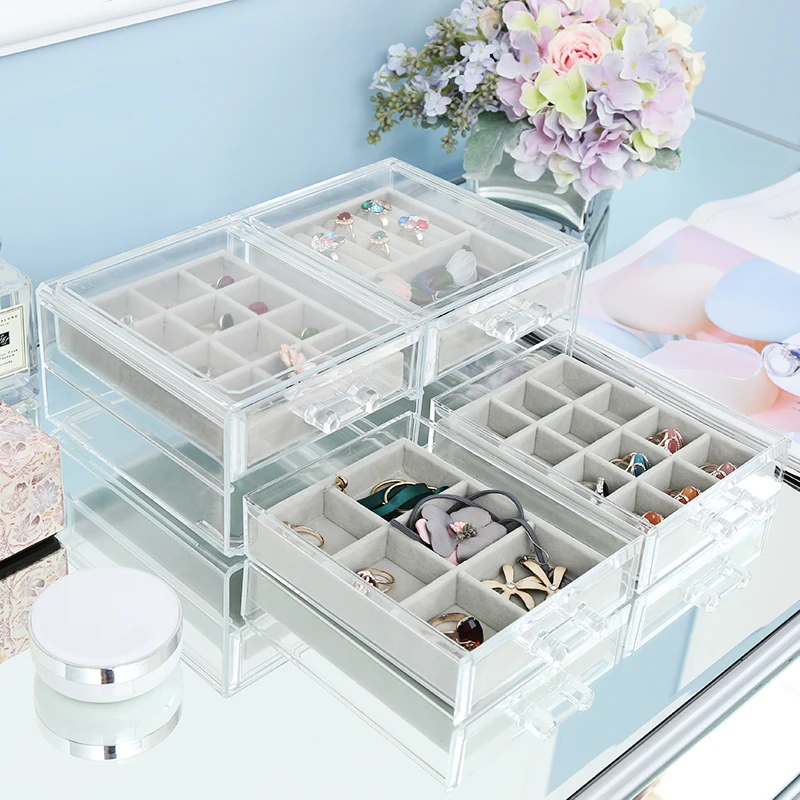 N&Z High Quality Velvet Jewelry Tray Jewelry Display Holder Pendant Ring Earring Jade Pendan Stand