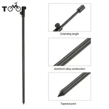 48-75 см рыболовная банкнота, регулируемая карповая рыболовная банка, удлиняющаяся Удочка из алюминиевого сплава, подставка для укуса, сигнализация