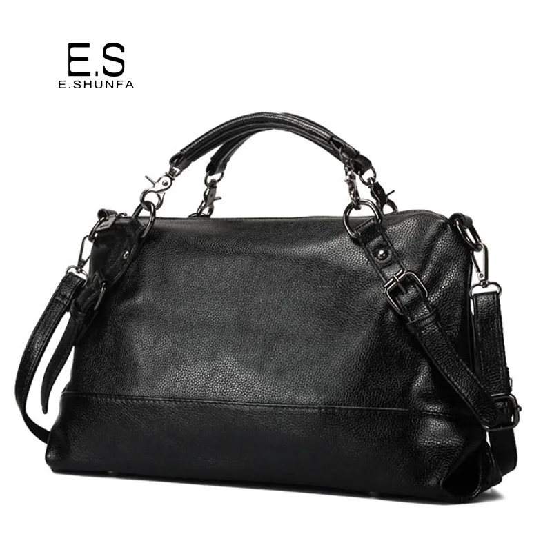 

Fashion Casual Tote Bag Women Bags 2018 Soft PU Leather Handbag Large Capacity Zipper Womens Shoulder Bags Black Blue Pink Gray