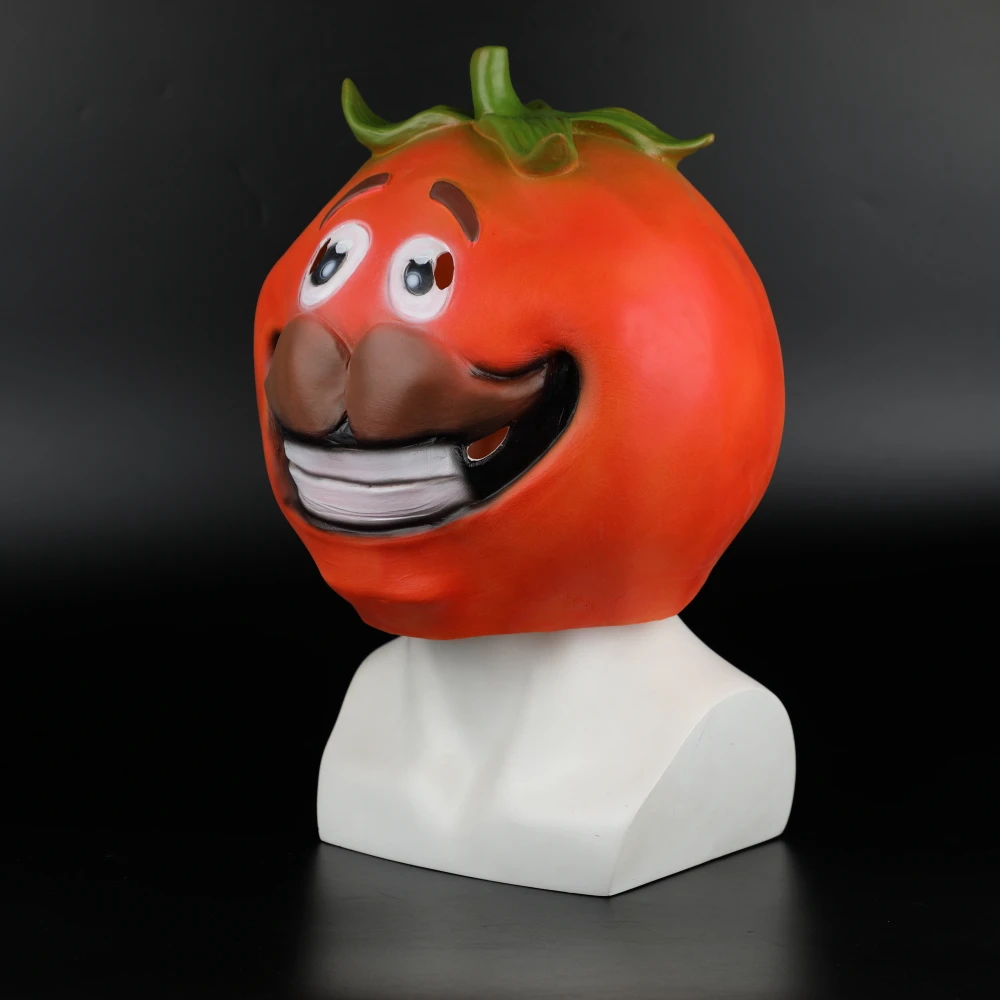 Game Drift Tomato Head Mask Tomato Town Halloween Costume Drift Funny Mask (3)
