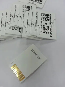 

10pcs New Micro SD SDHC TF to MS Memory Stick Pro Duo Reader for PSP Adapter Converter Single and Dual Slot