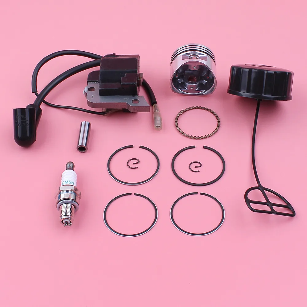 Ignition Coil 35mm Piston Spark Plug Fuel Tank Cap Kit For Honda GX25 GX 25 4 Stroke Trimmer Brush Cutter Lawn Mower Engine Part Ignition Coil 35mm Piston Spark Plug Fuel Tank Cap Kit For Honda GX25 GX 25 4 Stroke Trimmer Brush Cutter Lawn Mower Engine Part