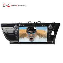 1024*600 Quad Core Android 5.1.1 Coche DVD GPS de Radio para Toyota Corolla 2014 con DVR Wifi SWC BT USB Espejo enlace