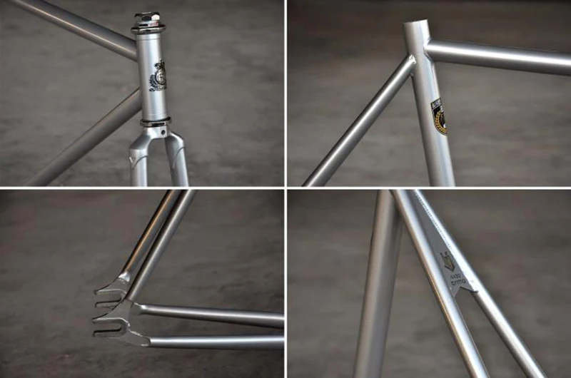 Perfect Chrome molybdenum steel frame 700C 50cm 52cm 54cm frame fixie bicyle road bike frame fixed Gear Bike frame 10