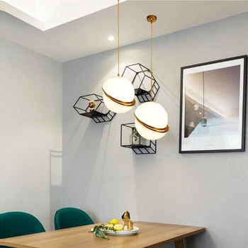 

Modern hanging ceiling lamps Creative Moon Suspension Pendant Lights for Dining room Living room drplight