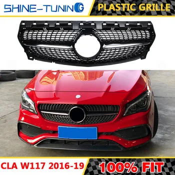 

Without emblem Diamond grille suitable for CLA class W117 CLA180 CLA200 CLA250 CLA45 2016-19 sport grille