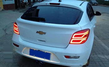 

2pcs set Car tail lights for taillight Chevrolet Cruze bumper 2009~2013 Hatch-back car use LED Cruze Tail Light Rear Lamp