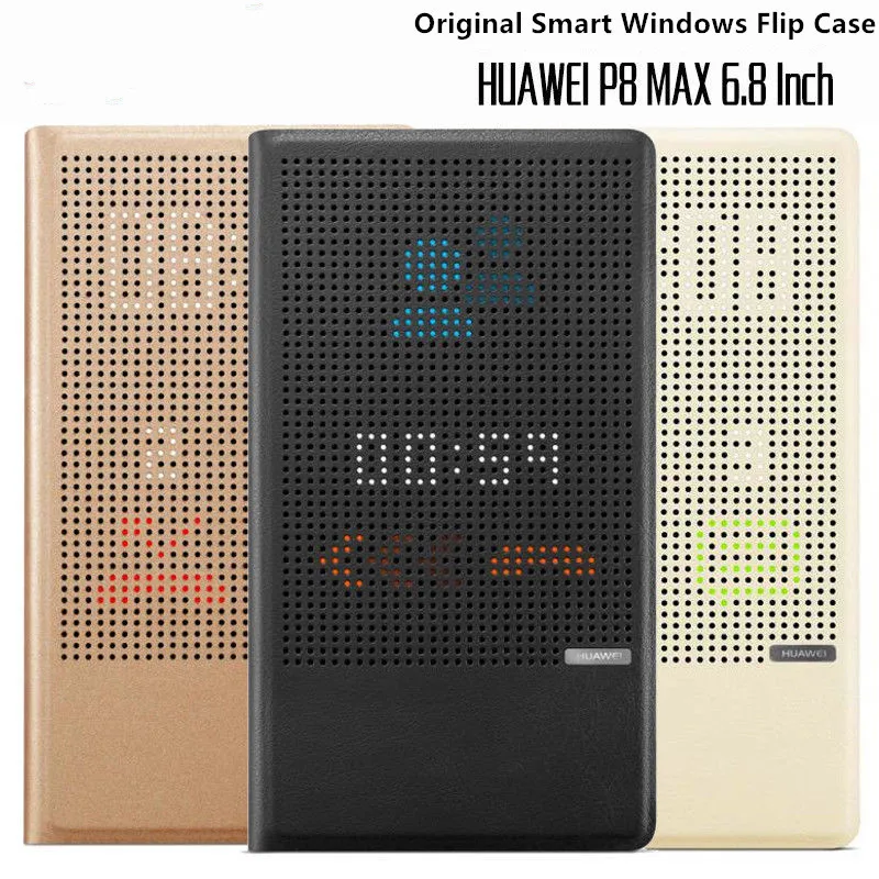 Чехол книжка для Huawei P8 Max с цветной подставкой и окошком|Бамперы| |