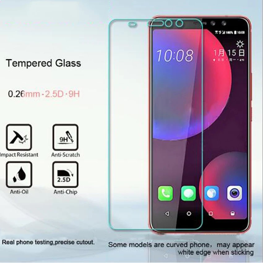 

2PCS 9H Premium Tempered Glass For HTC U11 EYEs 6.0 inch Screen Protector Toughened Protective Film For HTC U11 EYEs