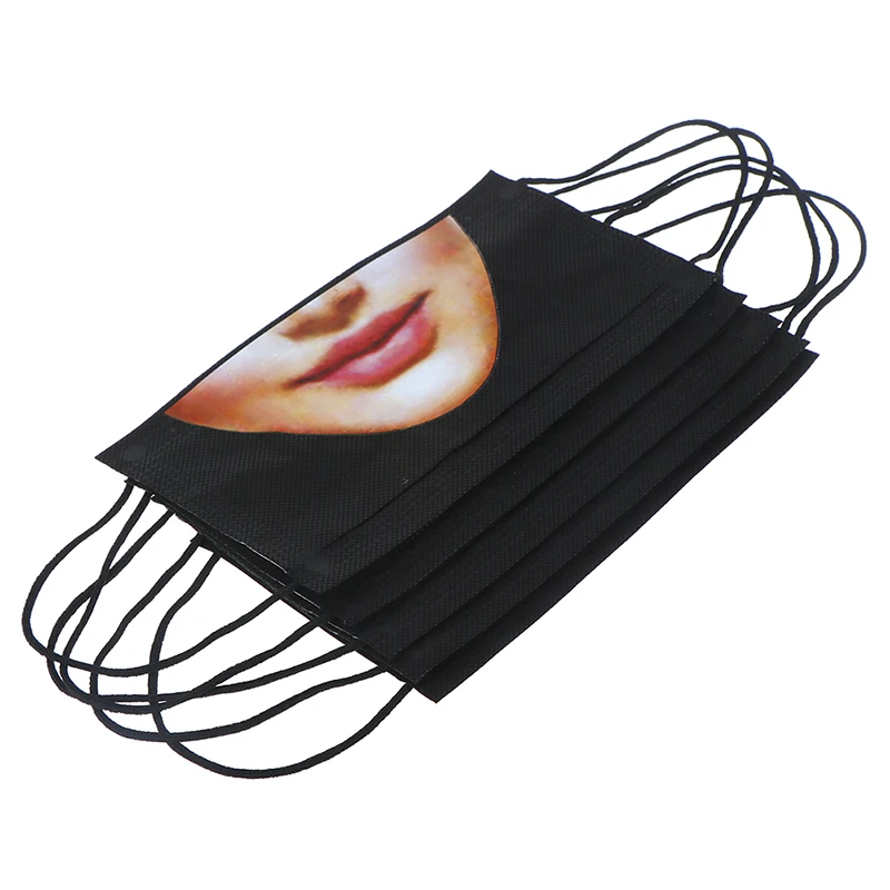 5 шт. забавная Милая 3D маска для рта и лица нетканые материалы пылезащитный рот аниме Женская лицевая маска