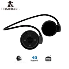 HOMEBARL 3D Mini 503 Mini503 Bluetooth 4 2 FM Headset Sport Wireless Headphones Music Stereo Earphones