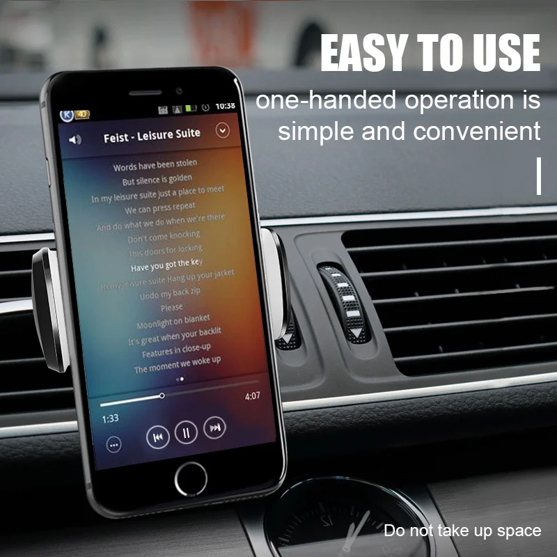 TOMKAS Car Phone Holder for iPhone 6 Sumsung Air Vent Mount Car Holder 360 Degree Ratotable Universal Mobile Car Phone Stand