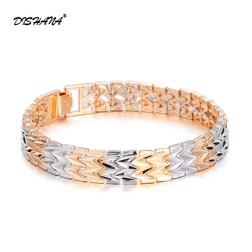 

width 0.7cm Chain lengthes 20cm Gold Color Cuff Luxurious Party Jewelry Bracelets & Bangles Jewelry For Women and Mans (S0073)
