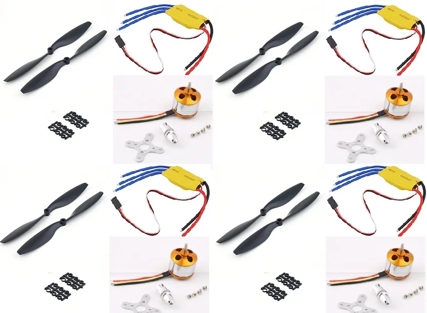 RCMOY4x XXD A2212 2212 1000KV Outrunner Motor + 4x 30A ESC 1045 propeller Quad-Rotor | Игрушки и хобби