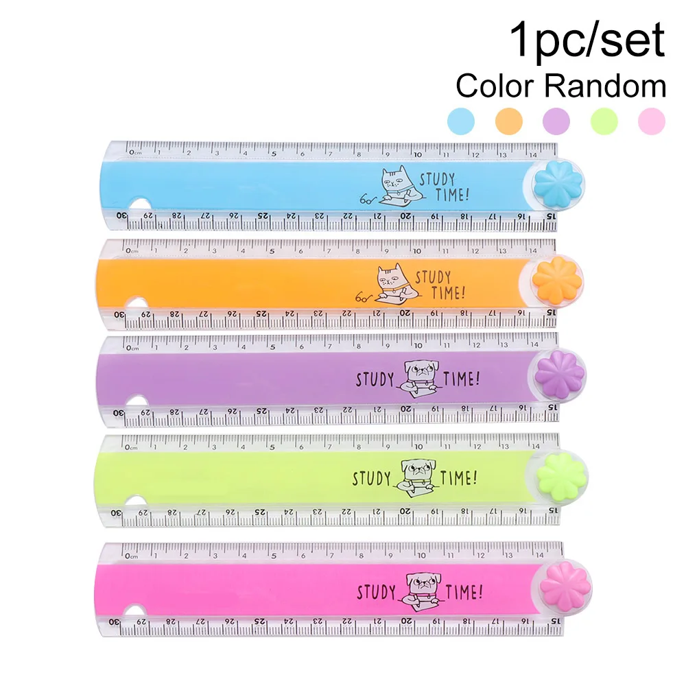 

1Pc 30cm Multi-function Folding Stencil Ruler DIY Drawing Rulers For Kids Students Office School Stationery