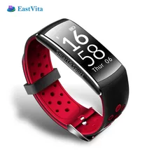 EastVita Q8, умные часы с экраном отслеживание сердечного ритма в режиме реального времени Водонепроницаемый Bluetooth спортивные наручные часы для iPhone и Android r30