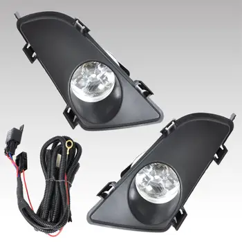 

CITALL High Quality Plastic Front Right & Left Clear Fog Lights Lamp Lens With Wiring Kit For Mazda 6 2003 2004 2005