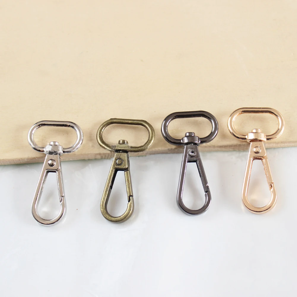 

5pcs Metal Swivel Trigger Lobster Clasp New Snap Hook Lanyard DIY Craft Bag Accessories 4 Sizes Outdoor Travel Kits KeyRing Hot