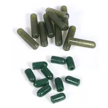 100 шт. клемма Темная материя, препятствующие спутыванию трубки, соединяются с крюком для ловли карпа рыболовные снасти Pesca рыболовные аксессуары