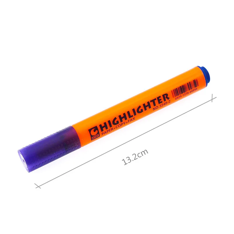 STA 8 флюоресцентные цвета маркеры для бумаги DIY Рисование маркер ручка для школы офисные принадлежности канцелярские принадлежности