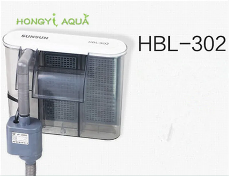 1 шт. подвесной фильтр для аквариума 3 в 1 настенный фильтр для аквариума небольшой фильтр для водопада Электрический SUNSUN HBL-302