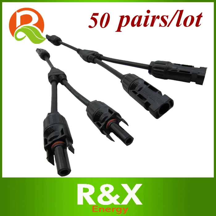 

5 pairs solar connector Y branch with 4mm2 solar cable, MC4 Y branch solar connector. 25 years warranty.