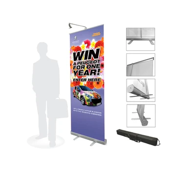 

Roll Up Banner Economical 80X200cm indoor Retractable Banner Stands available in a variety of graphic size