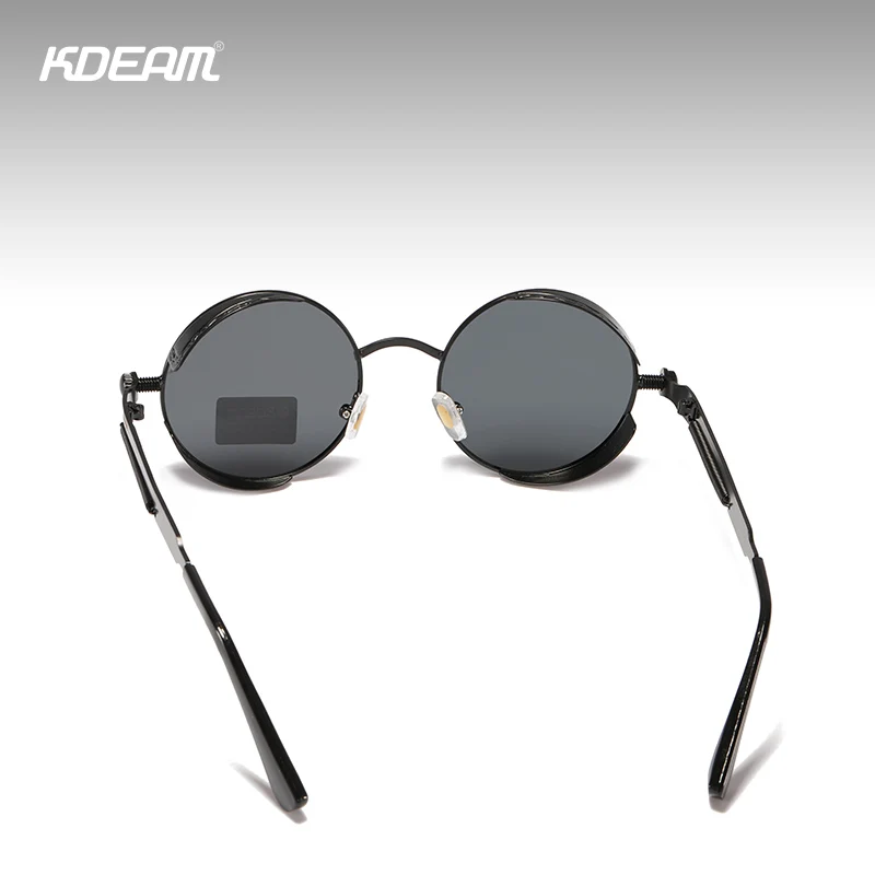 KDEAM женские поляризованные солнцезащитные очки Круглые Женские брендовые дизайнерские солнцезащитные очки UV400 защита солнцезащитные очки ретро вождения Модные оттенки с коробкой