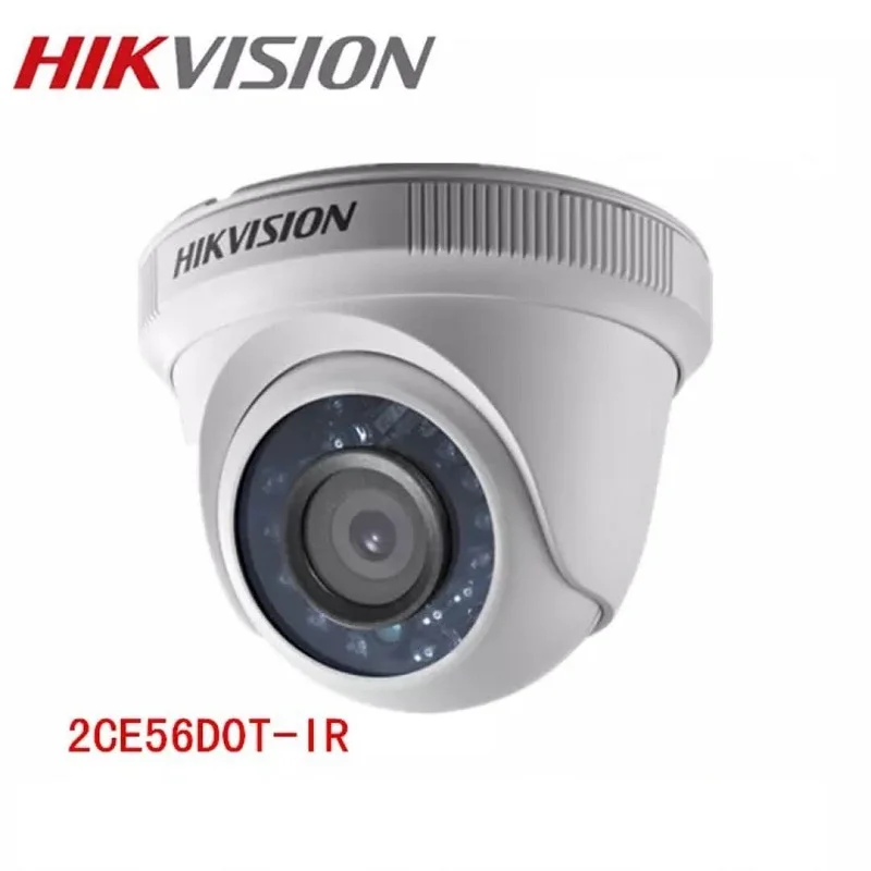 

HIKVISION Original CVBS/AHD/TVI/CVI 2MP DS-2CE56D0T-IRF HD1080P Camera IP66 Weatherproof IR 20m Security CCTV Camera with Logo