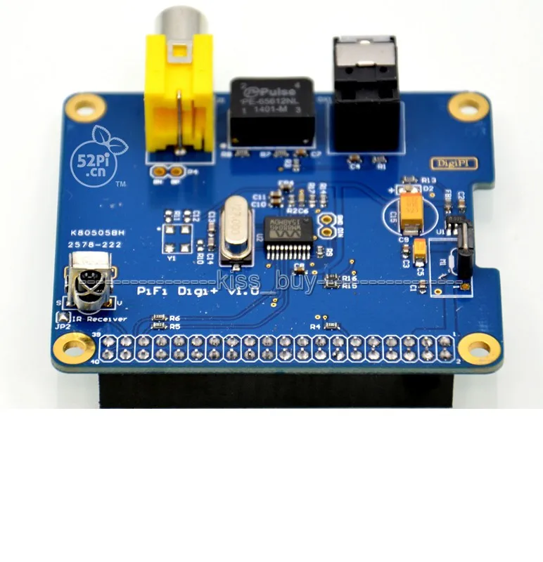 Raspberry Pi HIFI DiGi + цифровая звуковая карта I2S SPDIF оптический волоконный RCA 2 / A +/B PI2|pi