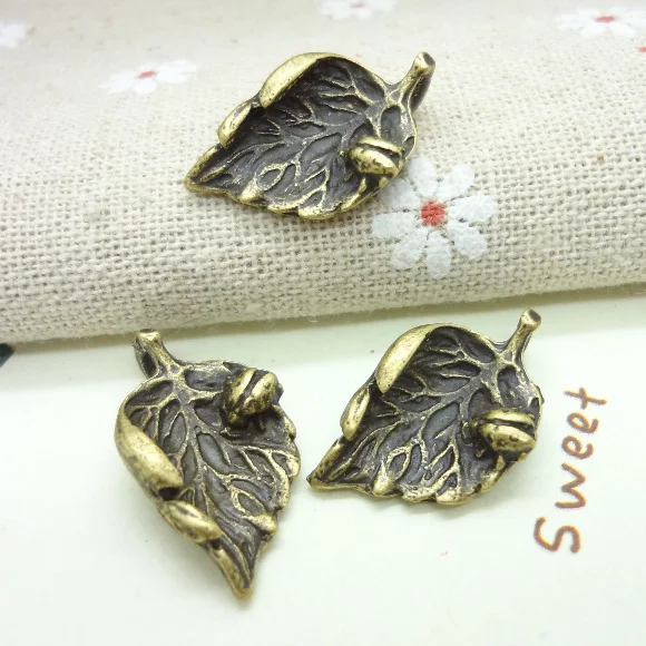 Подвеска в виде листьев из цинкового сплава 13 шт.|jewelry belt|jewelry findingsjewelry tray |