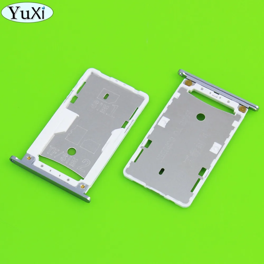 YuXi New Sim Card For Xiaomi for Redmi Pro Sim Card Tray Holder Slot Adapter Replacement Dark ...