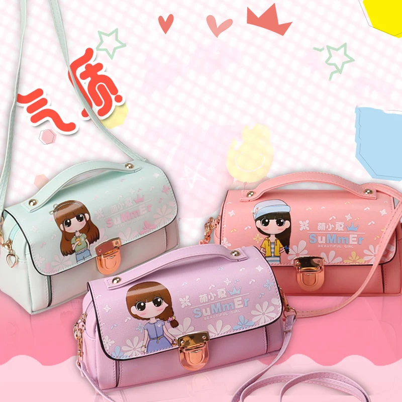 Корейский Творческий Crossbody ручки сумки карандаш для Обувь девочек
