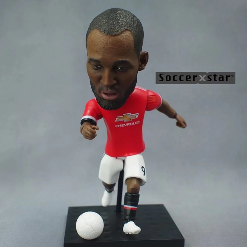

Soccerxstar Figurine Football Player Movable Dolls 9# LUKAKU (MU 2018) 12CM/5in Figure BOX include Accessories