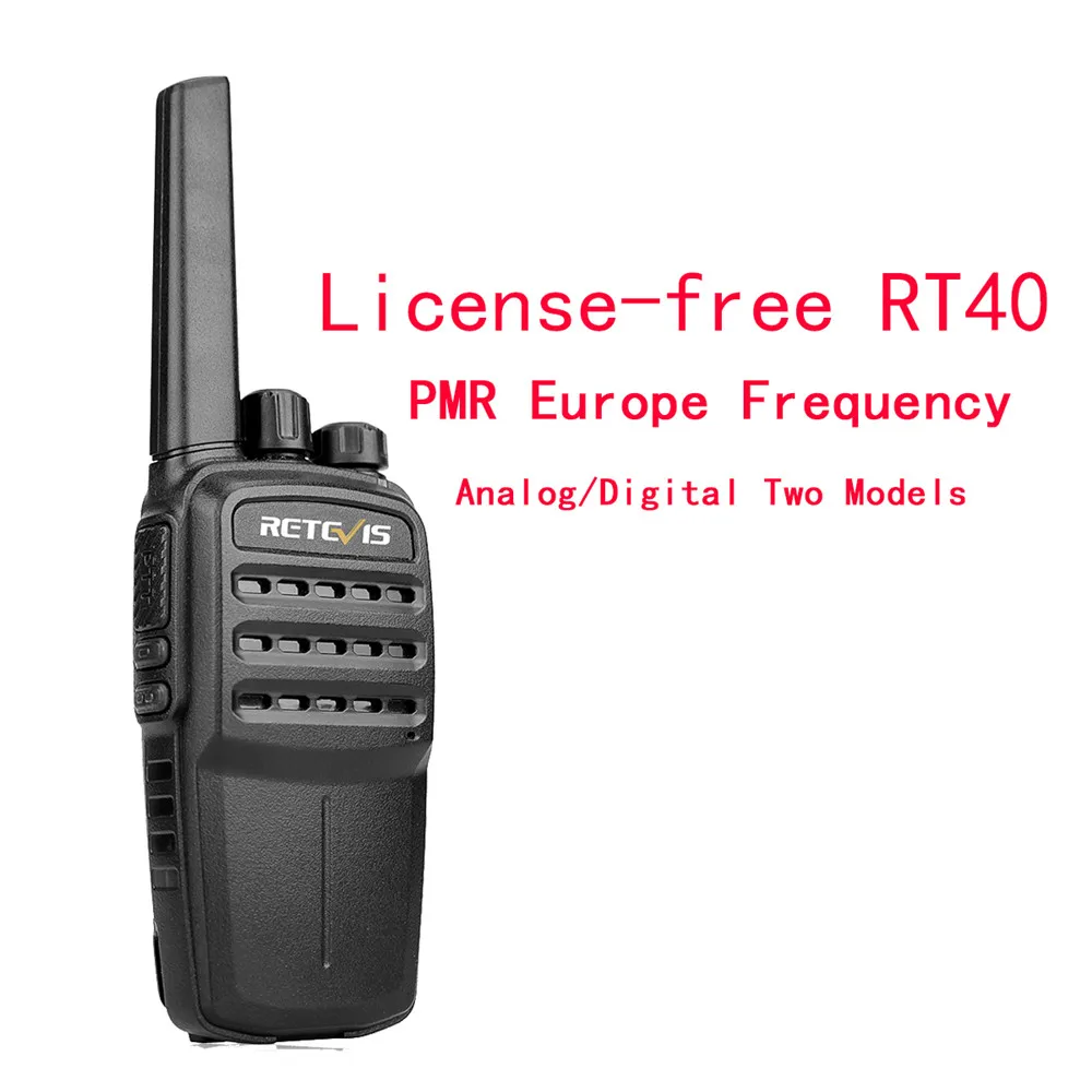 RETEVIS RT40 DMR цифровая рация PMR446/FRS PMR 446MHz радио Comunicador 0,5 W VOX двухсторонний радиоприемопередатчик - Цвет: EU Frequency