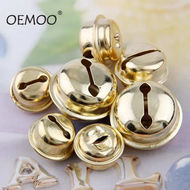 

10pc 18mm Colored Gold Bells Pendants Hanging Christmas Tree Ornaments Christmas Decorations DIY Crafts Accessories