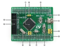 STM32 Board Core107V STM32F107VCT6 STM32F107 ARM Cortex-M3 STM32 Development Core Board with Full IO Expanders