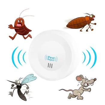 

Timethinker Smart Home Mosquito Killer Insect Repellent Electronic Ultrasonic Pets Reject Mouse Anti Rodent Bug US UK EU Plug