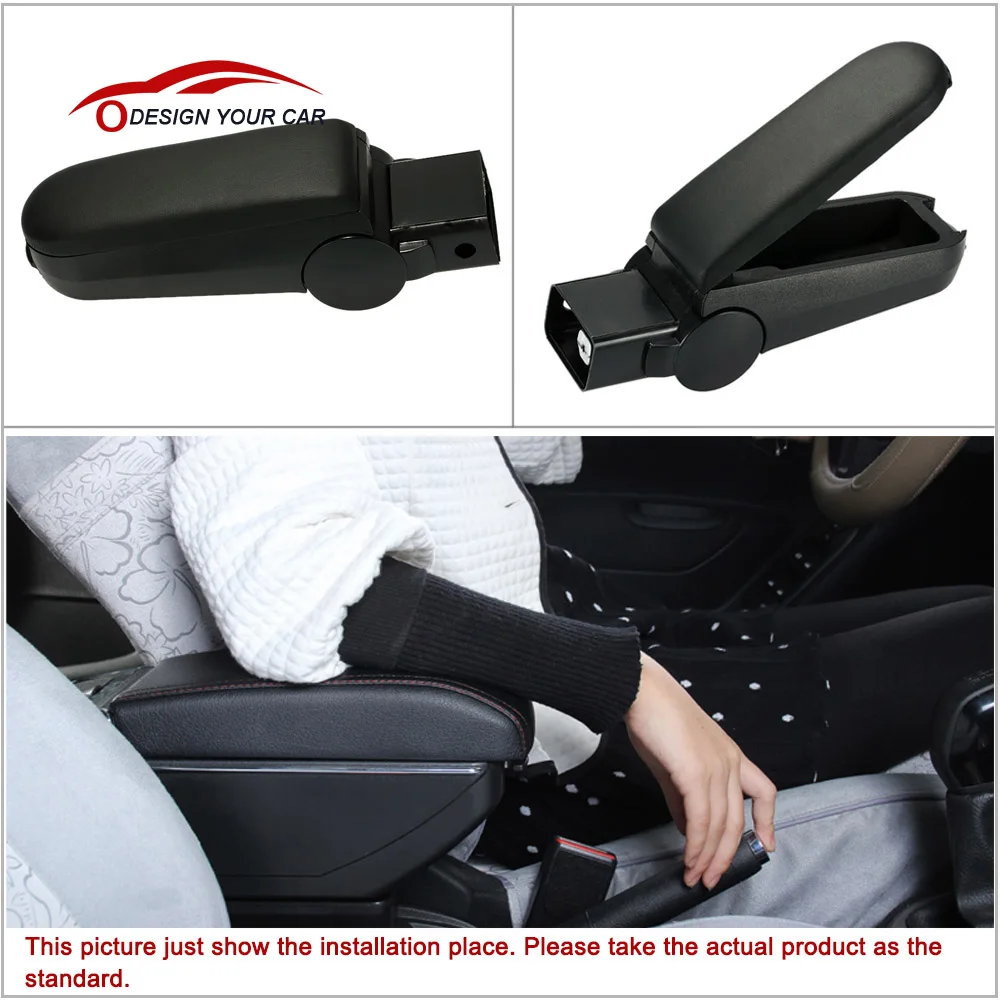 Car Style Black Leather Armrest Center Console Cover Storage Box For Car Style Black Leather Armrest Center Console Cover Storage Box For Vw Bora Golf Beetle 98 04 Cars