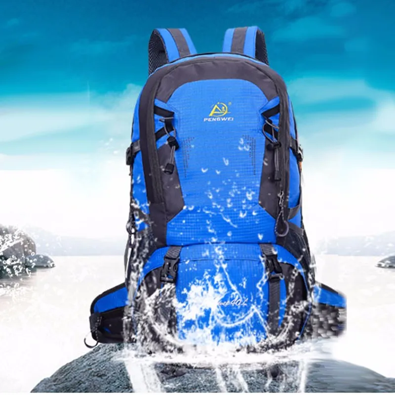 HTB1Lrc0PVXXXXaSaFXXq6xXFXXX2 2017 Sport Outdoor Backpack Waterproof Nylon Hiking Backpack Athletic Sport Travel bag 40L for Unisex