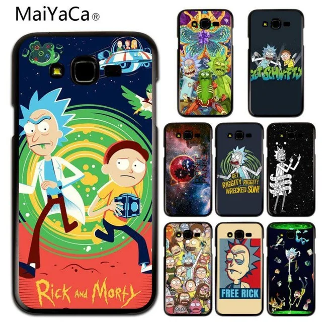 MaiYaCa Rick Morty DIY Painted Beautiful for iPhone 4S 5C 5S 6S 7 8 Plus X XR XS MAX Black Soft Shell Phone Case Rubber Silicone | Мобильные