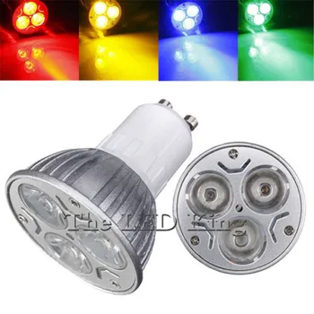 

10pcs Super Bright Dimmable GU10 COB 9W 12W 15W LED Bulb Lamp AC110V 220V spotlight Warm Cold White red blue green led LIGHTING