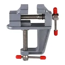 3,5 дюйма алюминиевый миниатюрный маленький зажим для хобби ювелира на настольной скамье тиски мини-инструмент тиски многофункциональный портативный инструмент