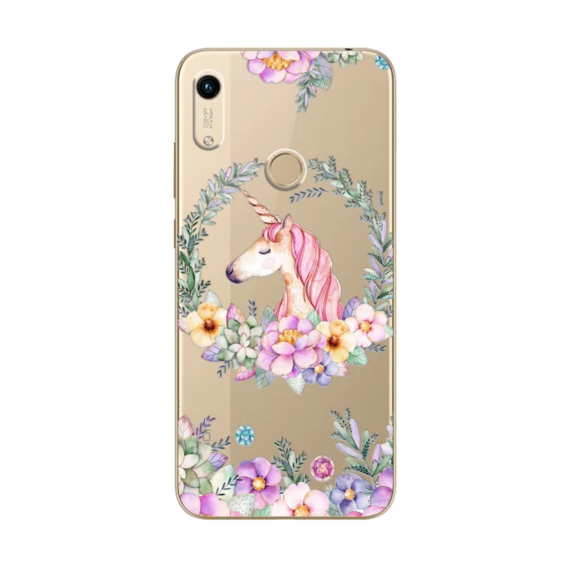 Чехол с милой собачкой для huawei Y6 Y7, красивые цветы, 3D рельефный кружевной чехол для huawei Honor 8A, чехол для телефона Honor8A