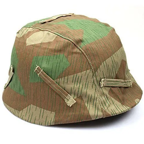 WWII GERMAN ELITE FIELD SPLINTER CAMO M35 M40 CAMOUFLAGE HELMET COVER