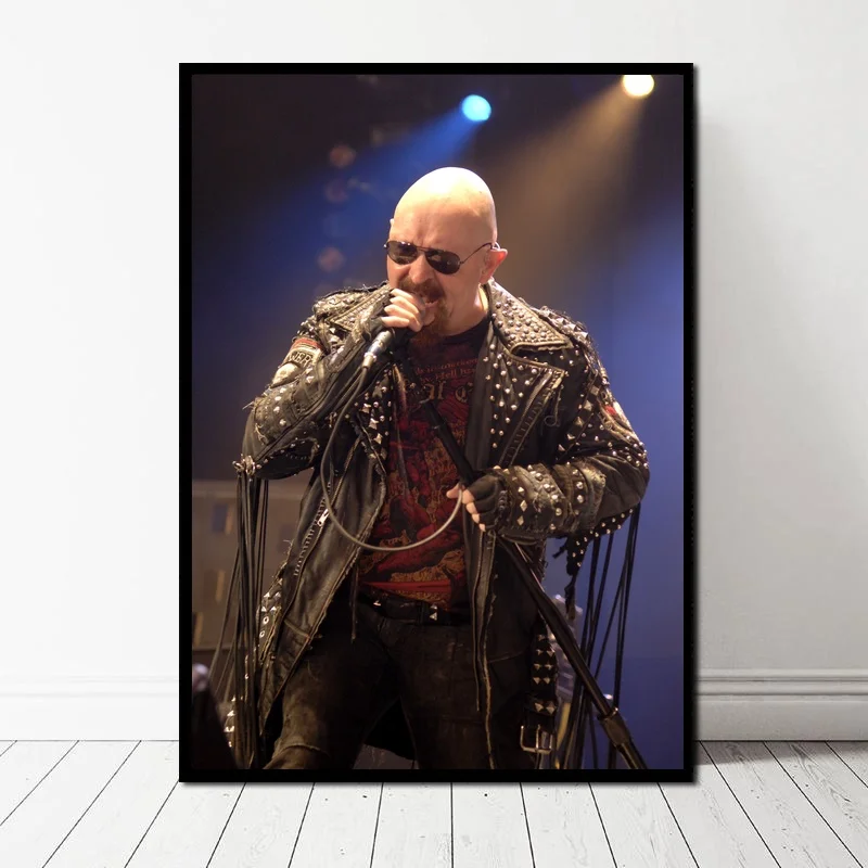 

Rob Halford Rock Music Star Singer Art Poster Home Decor Wall Art Poster