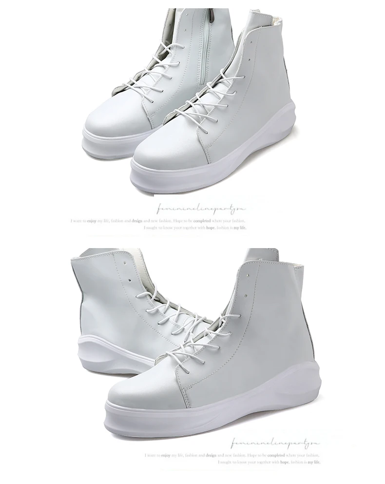Модные мужские уличные ботинки в стиле хип-хоп; сезон осень-зима; модельные туфли на шнуровке; обувь для танцев; высокие кроссовки на платформе; военные ботинки
