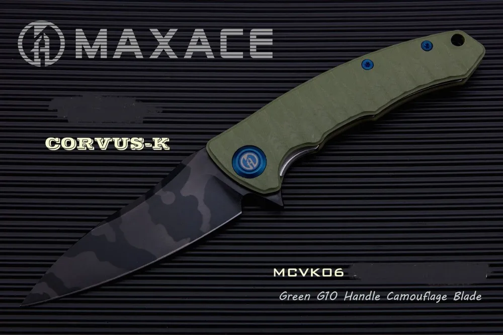 Maxace Corvus K110 стальной подшипник с лезвием компактный походный нож