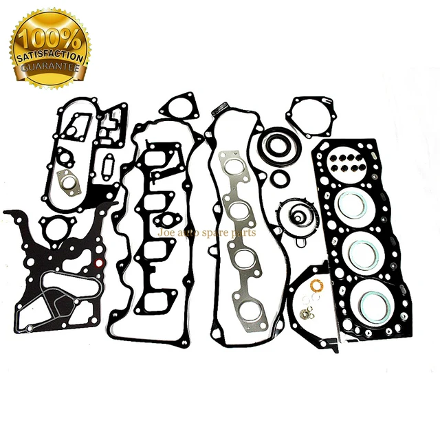 3L Full gasket set kit for Toyota Hilux/4Runner/Hiace/Land Cruiser/Dyna 2779cc 2.8D SOHC 8v 1988